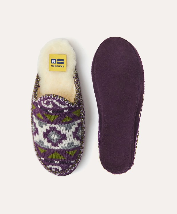 Nordikas ZAPATILLAS DE CASA MUJER INCA PURPURA