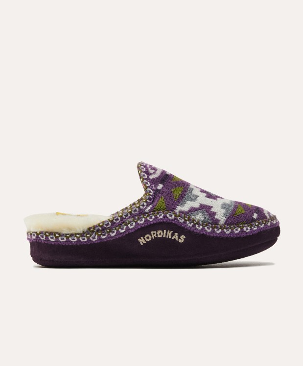 nordikas ZAPATILLAS DE CASA MUJER INCA PURPURA