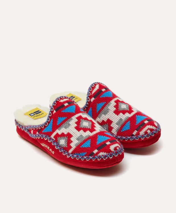 Nordikas ZAPATILLAS DE CASA MUJER INCA ROJO