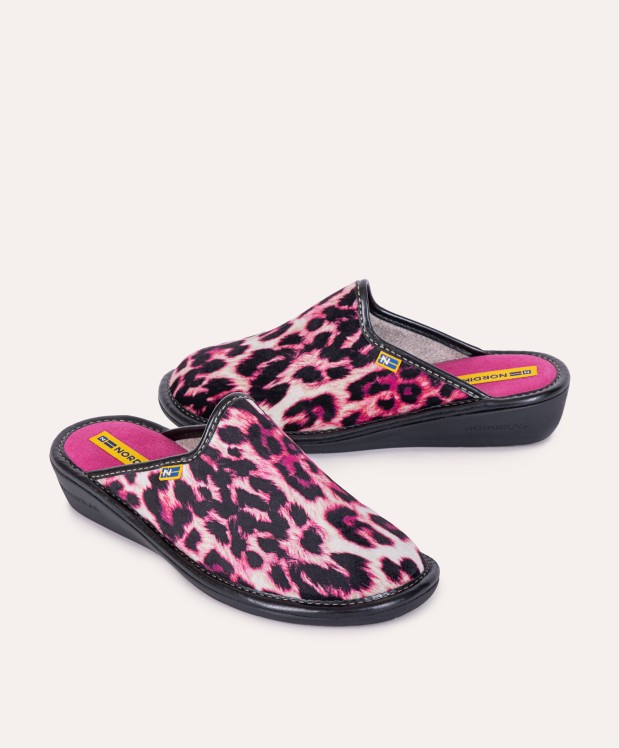 Nordikas ZAPATILLAS DE CASA MUJER LINCE FRESA