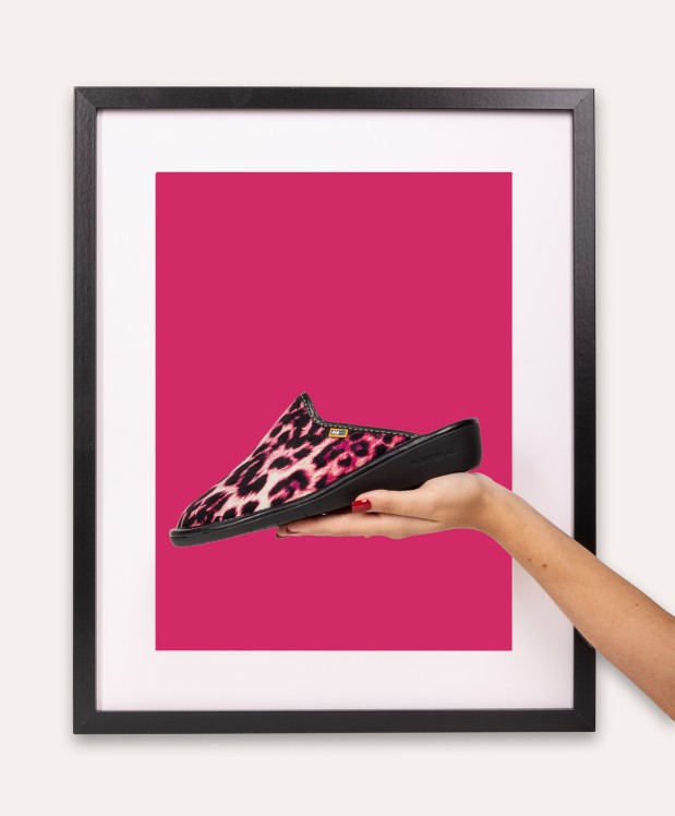 Nordikas ZAPATILLAS DE CASA MUJER LINCE FRESA