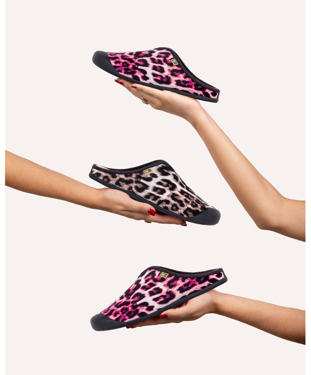 Nordikas ZAPATILLAS DE CASA MUJER LINCE FRESA