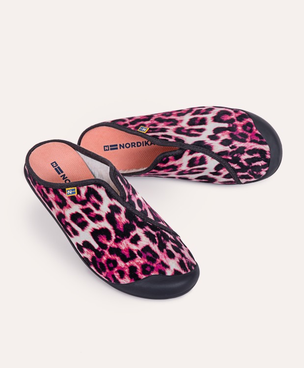 Nordikas ZAPATILLAS DE CASA MUJER LINCE FRESA