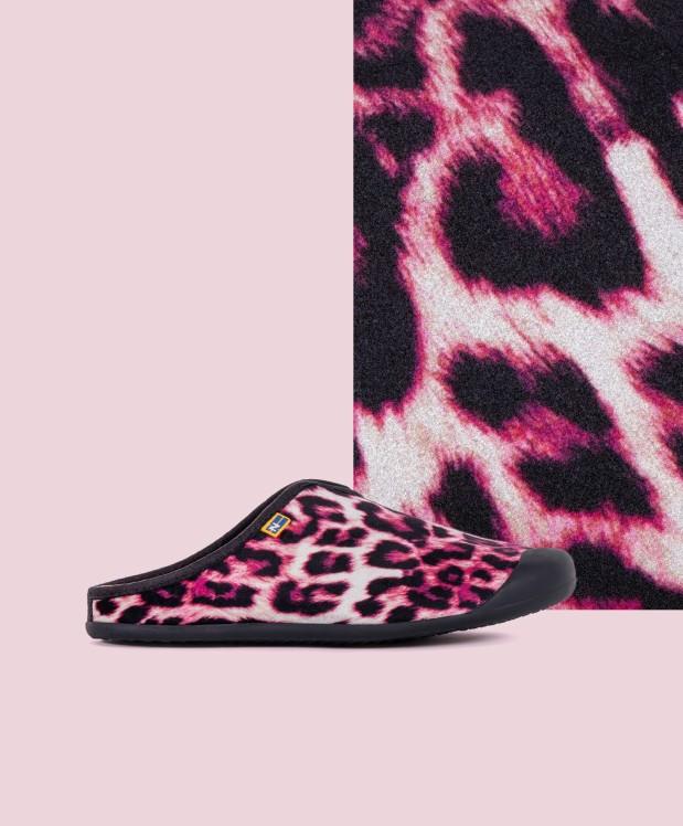 Nordikas ZAPATILLAS DE CASA MUJER LINCE FRESA