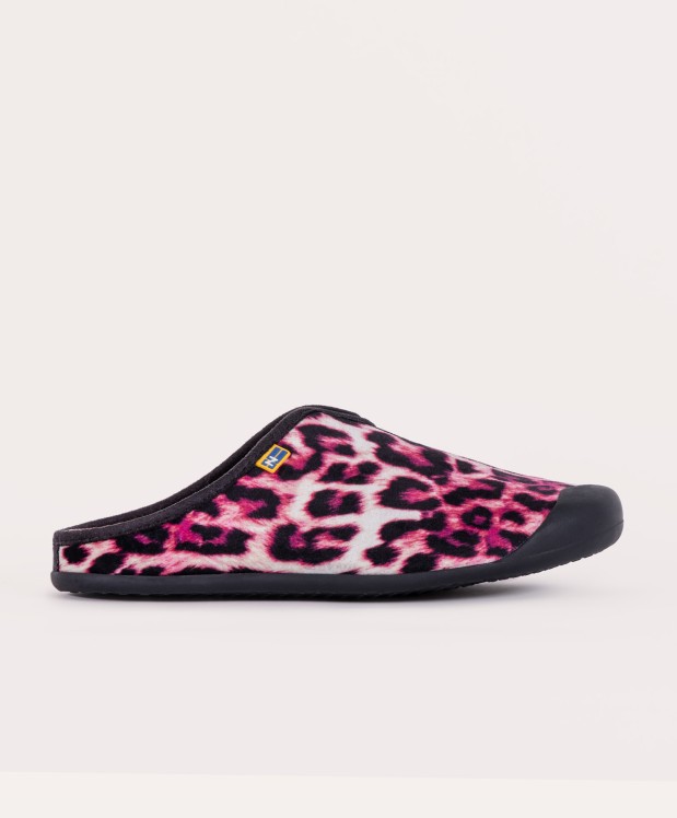 nordikas ZAPATILLAS DE CASA MUJER LINCE FRESA