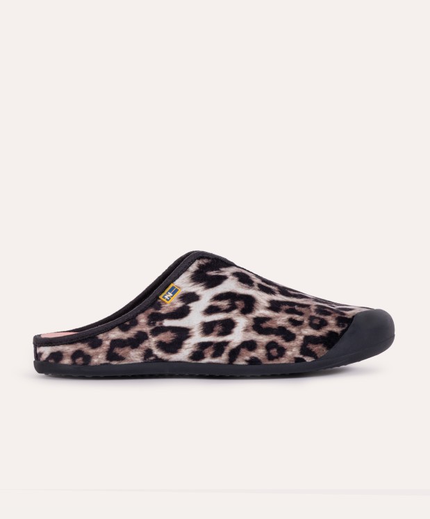 nordikas ZAPATILLAS DE CASA MUJER LINCE MARRON