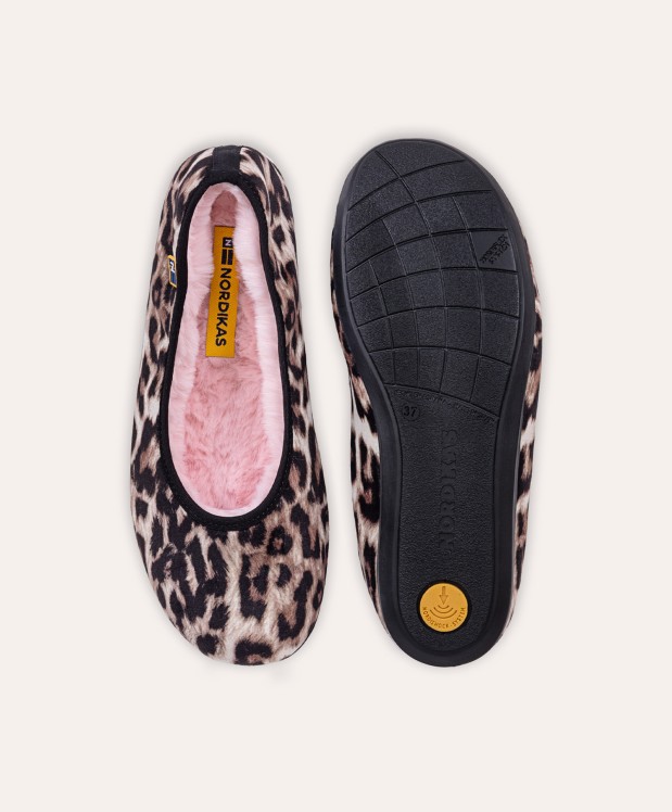 Nordikas ZAPATILLAS DE CASA MUJER LINCE MARRON