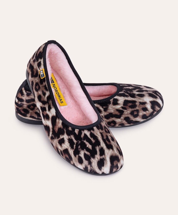 nordikas ZAPATILLAS DE CASA MUJER LINCE MARRON