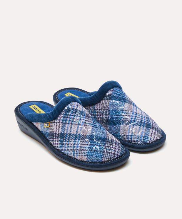 Nordikas ZAPATILLAS DE CASA MUJER LONDON AZUL