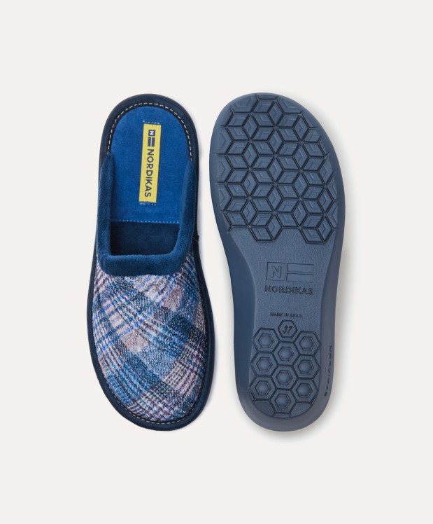 Nordikas ZAPATILLAS DE CASA MUJER LONDON AZUL