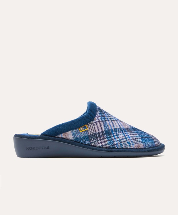 nordikas ZAPATILLAS DE CASA MUJER LONDON AZUL