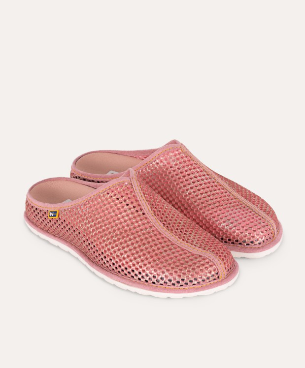 Nordikas ZAPATILLAS DE CASA MUJER METALCRIS ROSA