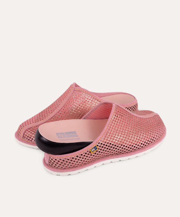 Nordikas ZAPATILLAS DE CASA MUJER METALCRIS ROSA