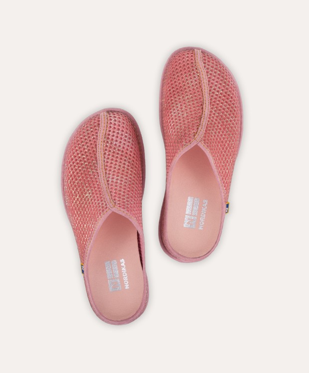 nordikas ZAPATILLAS DE CASA MUJER METALCRIS ROSA