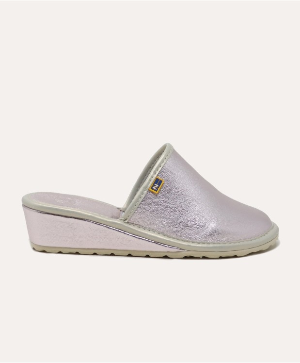Nordikas ZAPATILLAS DE CASA MUJER METALIC MALVA