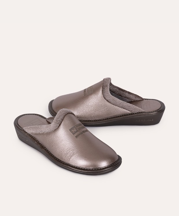 Nordikas ZAPATILLAS DE CASA MUJER METALIC ONYX