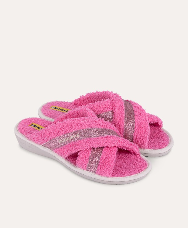 Nordikas ZAPATILLAS DE CASA MUJER NUBE FRESA
