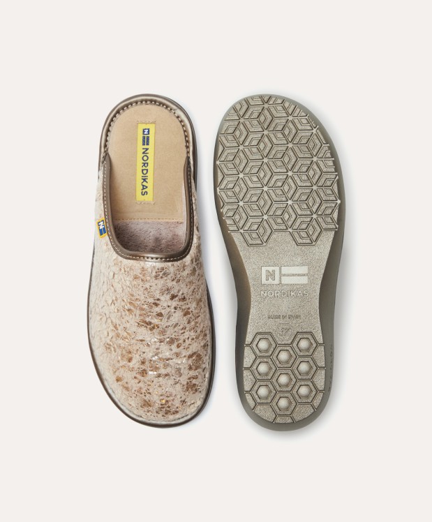 Nordikas ZAPATILLAS DE CASA MUJER OSLO PLATINO