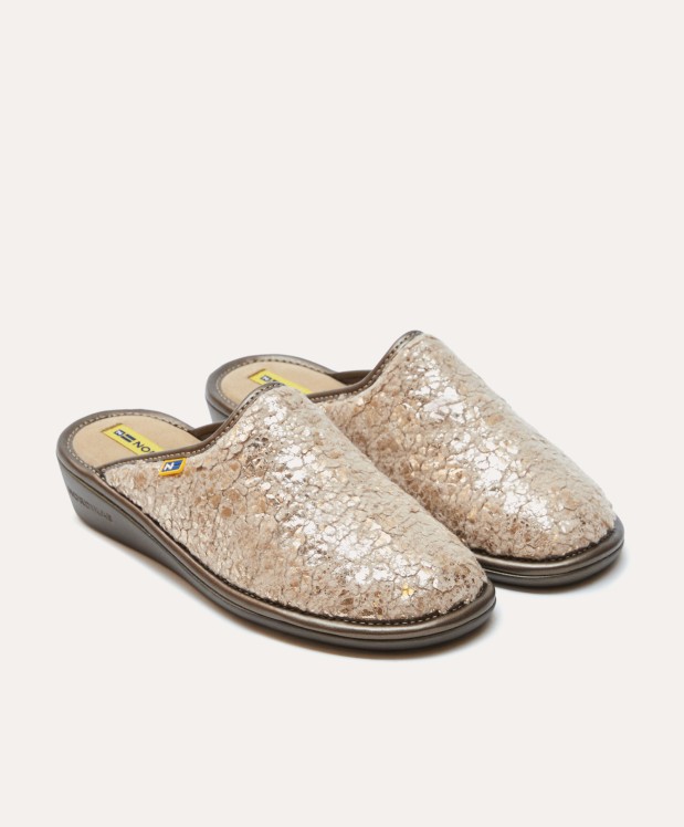 nordikas ZAPATILLAS DE CASA MUJER OSLO PLATINO