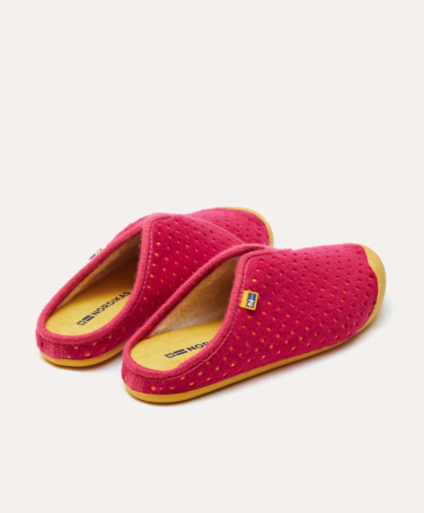 Nordikas ZAPATILLAS DE CASA MUJER PUNTINI FRESA