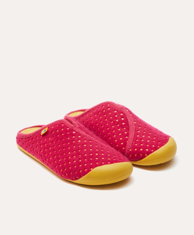nordikas ZAPATILLAS DE CASA MUJER PUNTINI FRESA