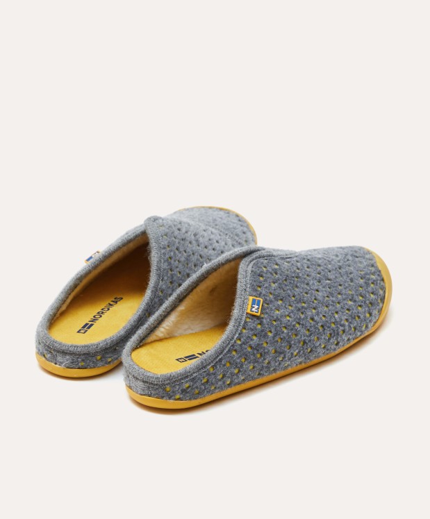 Nordikas ZAPATILLAS DE CASA MUJER PUNTINI GRIS