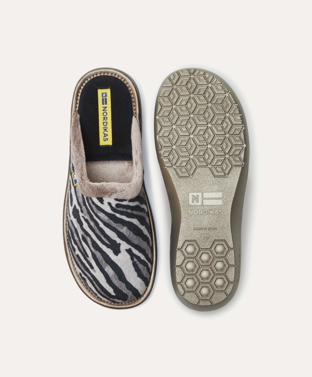 Nordikas ZAPATILLAS DE CASA MUJER TANZANIA GRIS