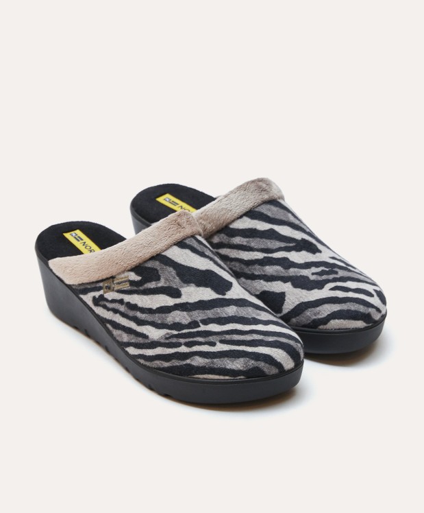 nordikas ZAPATILLAS DE CASA MUJER TANZANIA GRIS
