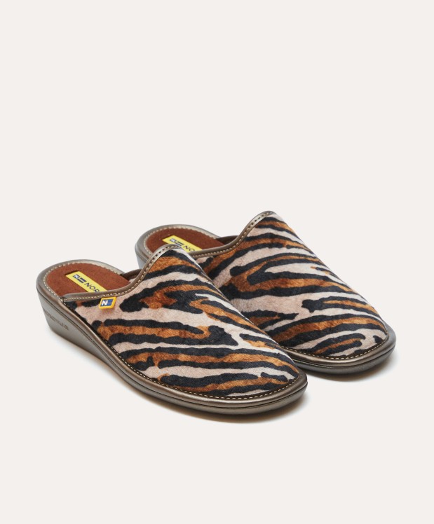 Nordikas ZAPATILLAS DE CASA MUJER TANZANIA MARRON