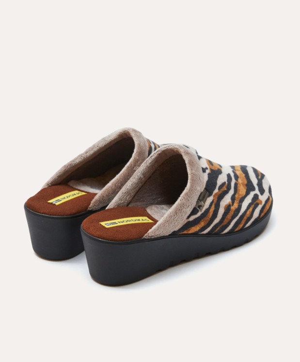 Nordikas ZAPATILLAS DE CASA MUJER TANZANIA MARRON