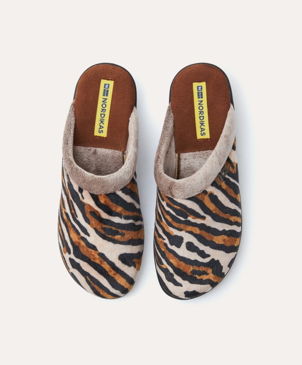 Nordikas ZAPATILLAS DE CASA MUJER TANZANIA MARRON