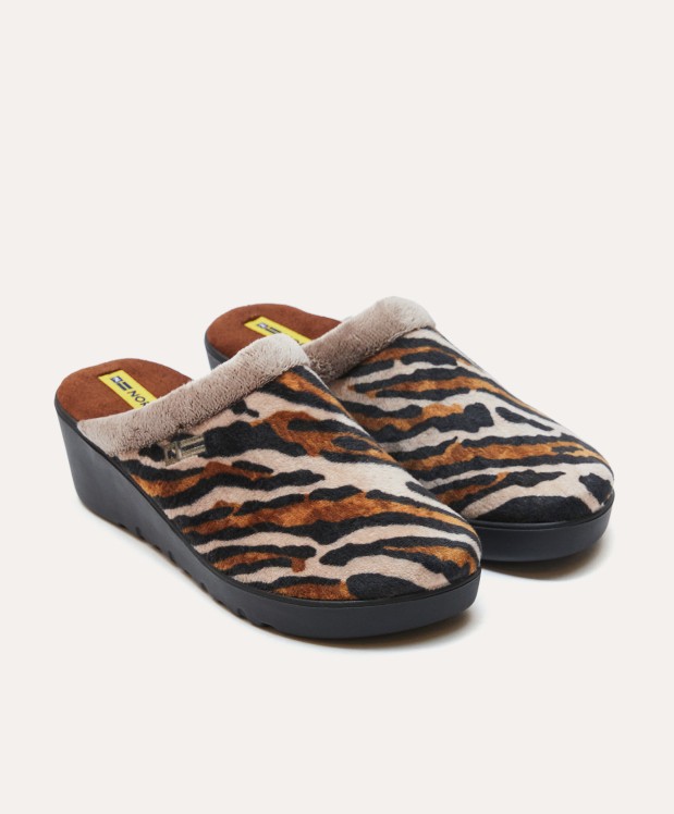 nordikas ZAPATILLAS DE CASA MUJER TANZANIA MARRON