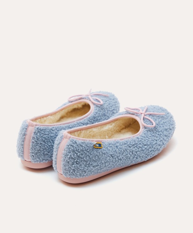 Nordikas ZAPATILLAS DE CASA MUJER TEDDY CELESTE