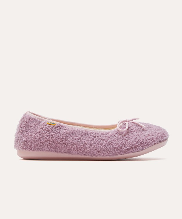 Nordikas ZAPATILLAS DE CASA MUJER TEDDY MALVA