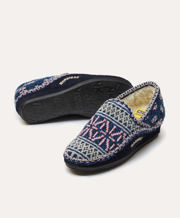 Nordikas ZAPATILLAS DE CASA MUJER TEIDE AZUL
