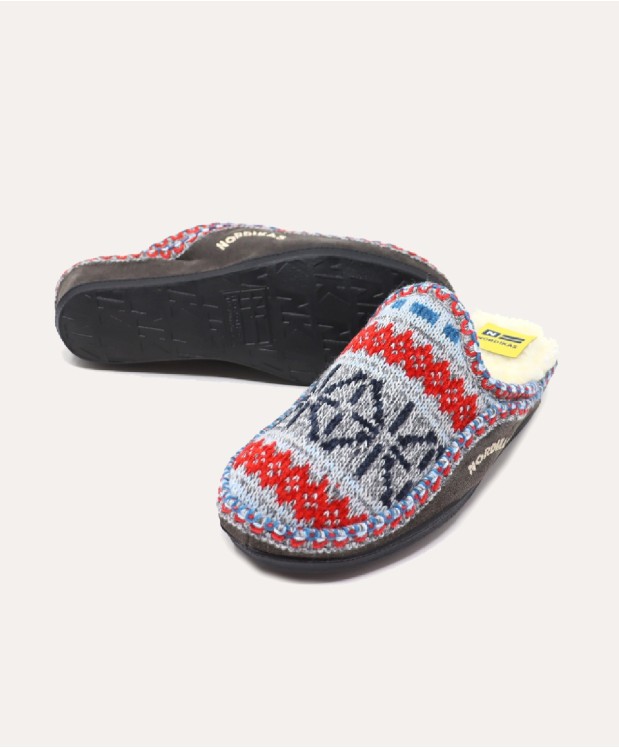 Nordikas ZAPATILLAS DE CASA MUJER TEIDE GRIS SRA