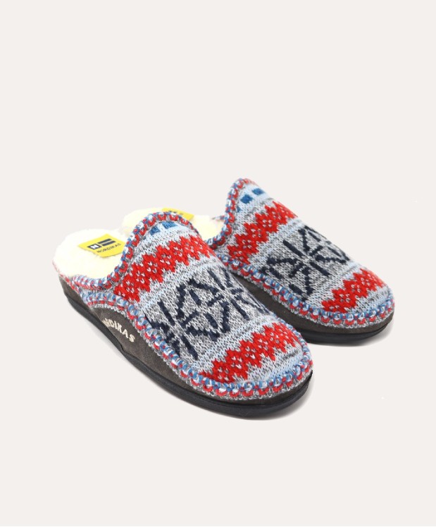nordikas ZAPATILLAS DE CASA MUJER TEIDE GRIS SRA