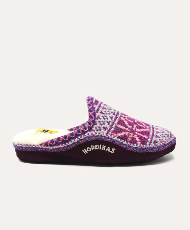 Nordikas ZAPATILLAS DE CASA MUJER TEIDE MORADO