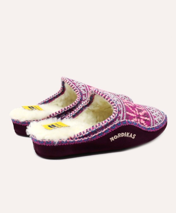 Nordikas ZAPATILLAS DE CASA MUJER TEIDE MORADO