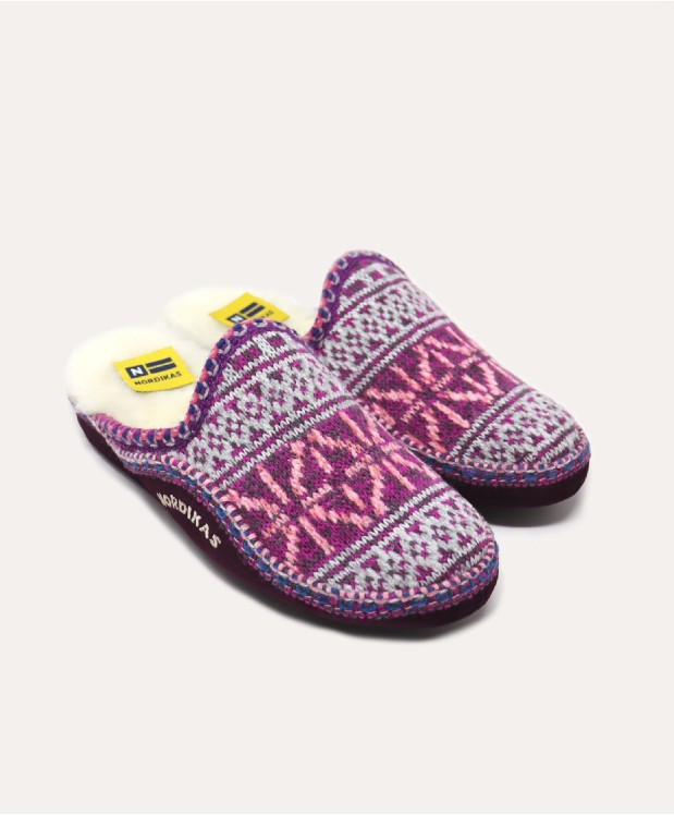 nordikas ZAPATILLAS DE CASA MUJER TEIDE MORADO