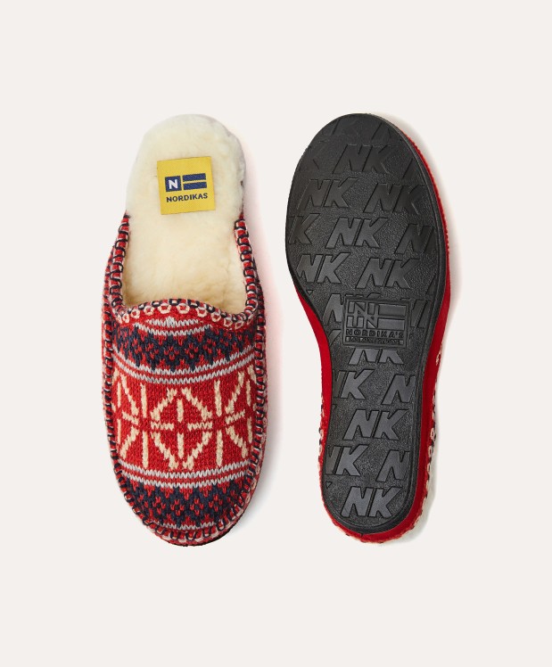 Nordikas ZAPATILLAS DE CASA MUJER TEIDE ROJO