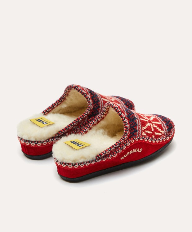 Nordikas ZAPATILLAS DE CASA MUJER TEIDE ROJO