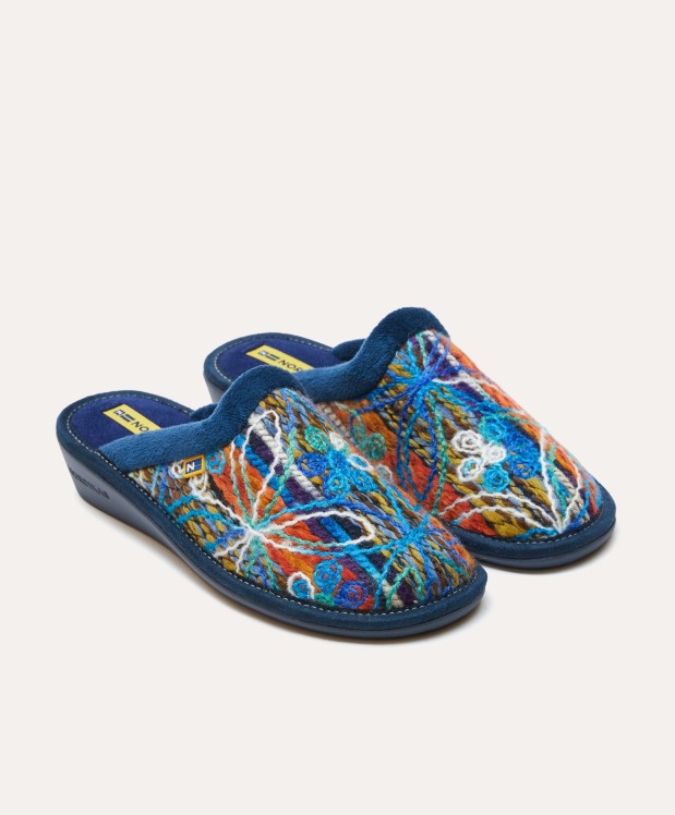 Nordikas ZAPATILLAS DE CASA MUJER TEQUILA AZUL