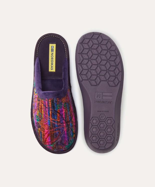 Nordikas ZAPATILLAS DE CASA MUJER TEQUILA PURPURA