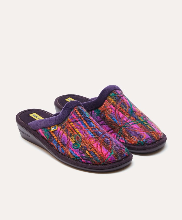 nordikas ZAPATILLAS DE CASA MUJER TEQUILA PURPURA