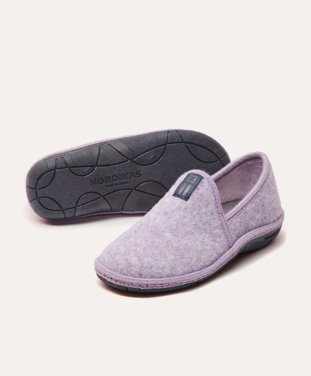 Nordikas ZAPATILLAS DE CASA MUJER TIROL MALVA
