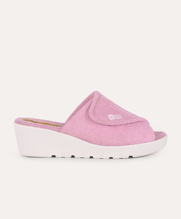 Nordikas ZAPATILLAS DE CASA MUJER TOALLA ROSA