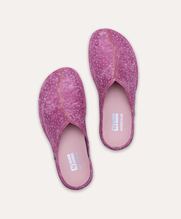 Nordikas ZAPATILLAS DE CASA MUJER VAQUERO FRESA