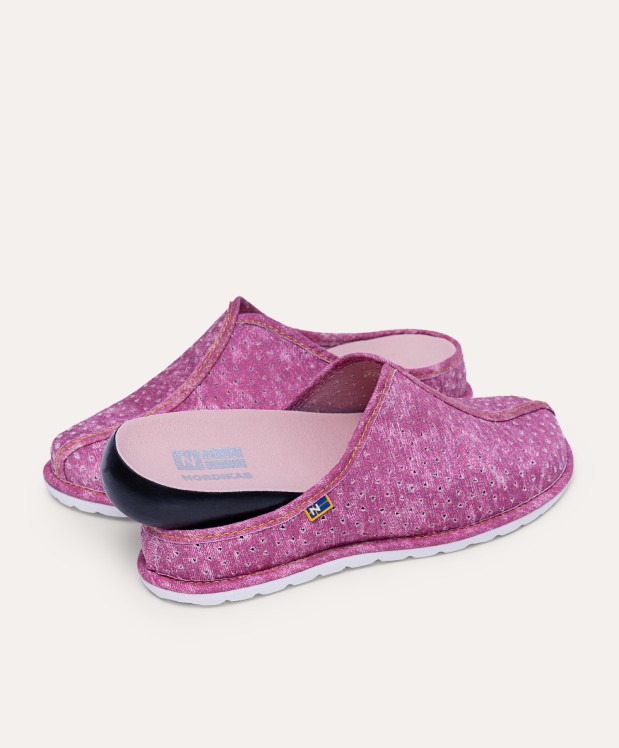 Nordikas ZAPATILLAS DE CASA MUJER VAQUERO FRESA
