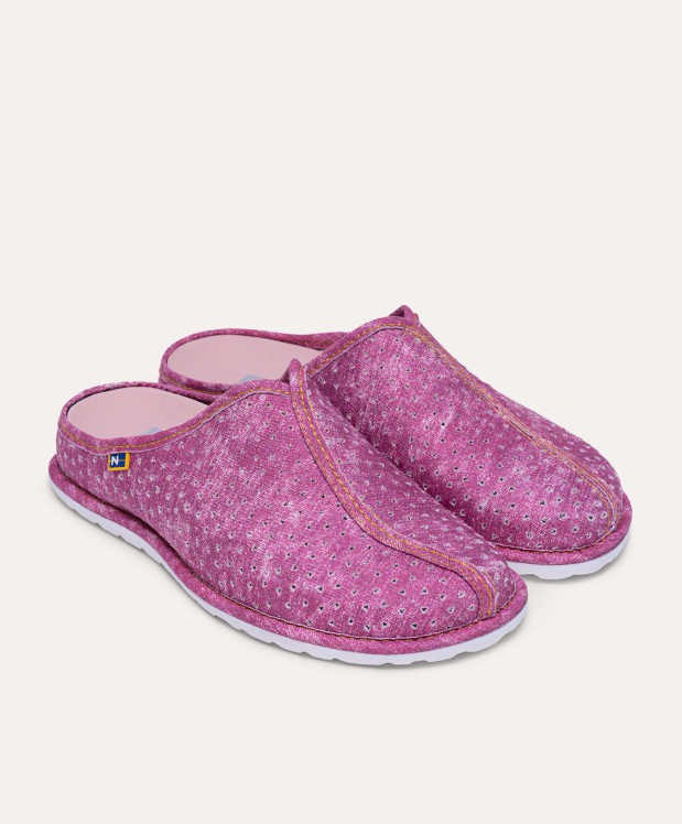 nordikas ZAPATILLAS DE CASA MUJER VAQUERO FRESA